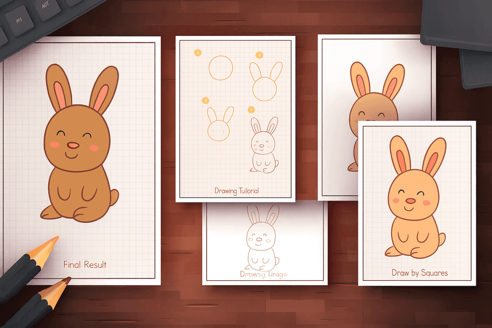 Jak narysować królika – pięć sposobów na narysowanie królika Jak narysować królika – pięć sposobów na narysowanie królika